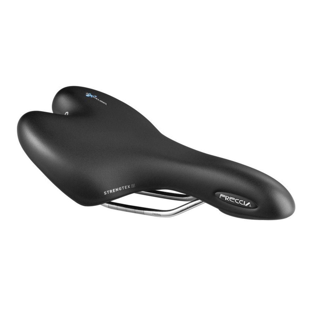 Fahrradsattel Sattel Freccia Premium Range schwarz, Unisex, 284x157mm, athletic