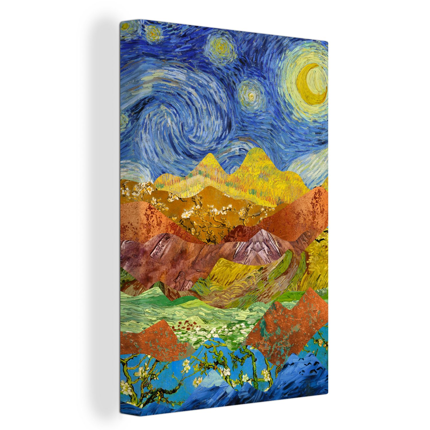 - cm (1 - Leinwandbild Van Gogh Gemälde, fertig bespannt St), Alte Malerei, OneMillionCanvasses® inkl. Zackenaufhänger, 20x30 Leinwandbild Meister