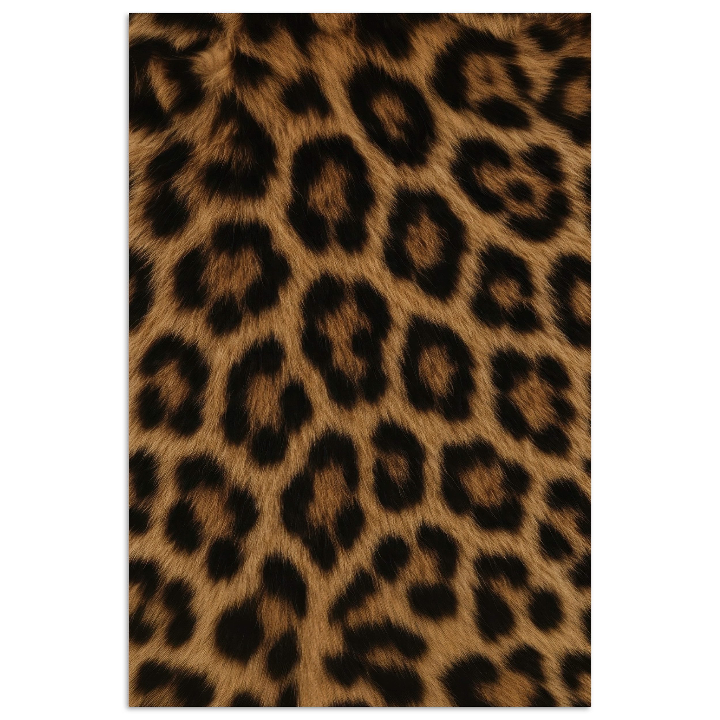 MuchoWow Poster Pantherfell - Realistisch - Braun, (1 St), Poster ohne Rahm günstig online kaufen