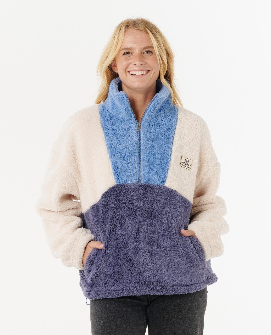 Rip Curl Fleecepullover Block Party Fleecejacke günstig online kaufen