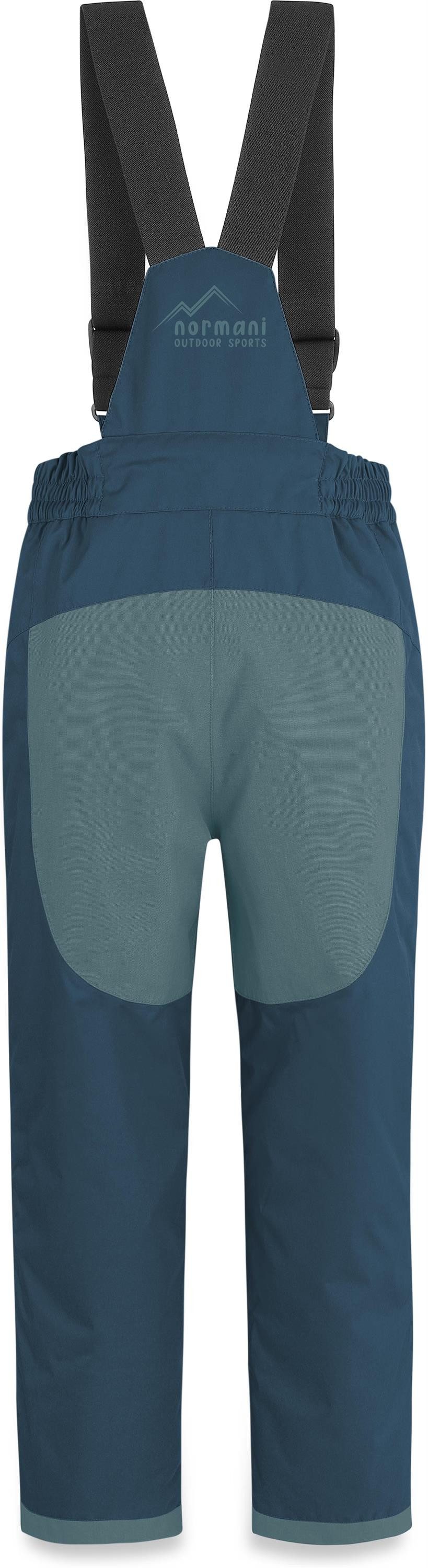 normani Schneehose Kinder Winterhose Chena Wasserdichte Skihose mit abnehmbaren Hosenträgern Latzhose Thermohose