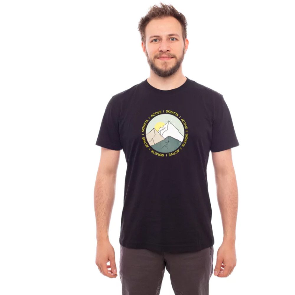 Skratta T-Shirt Skratta Milla Herren T-Shirt – Bio Baumwolle, blk