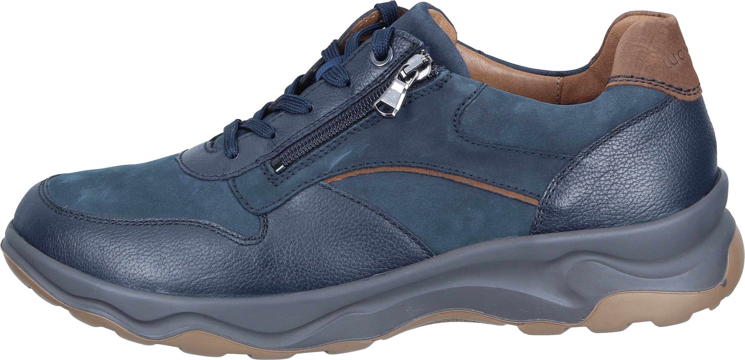 Waldläufer Schnürer Schnürschuh aus Leder/Nubuk günstig online kaufen