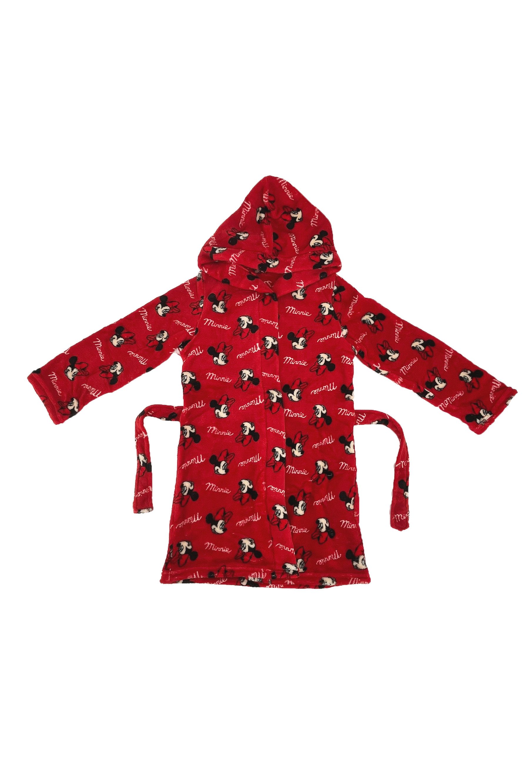 Disney Minnie Mouse Kinderbademantel Mädchen Bademantel