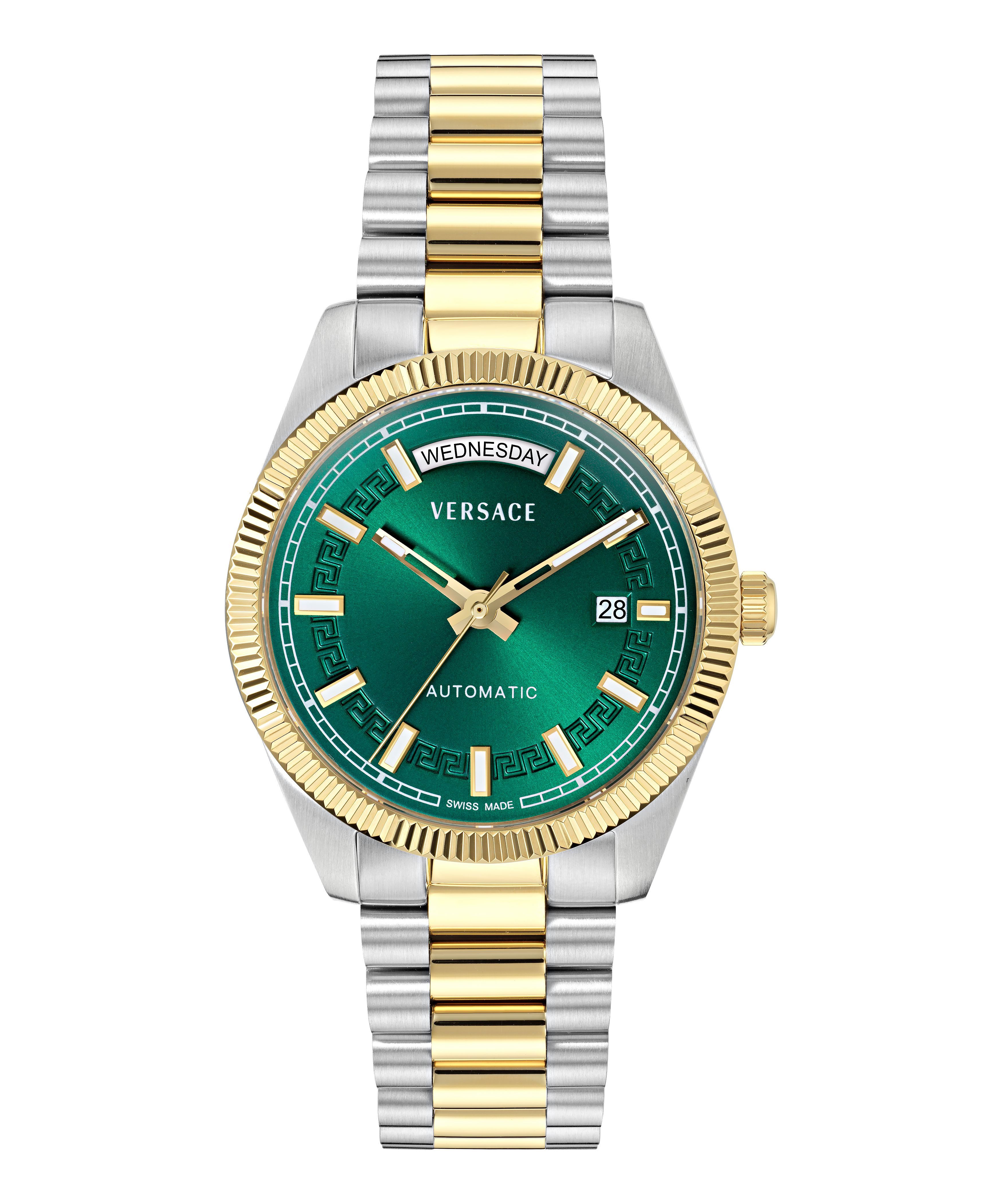 Versace Automatikuhr MILLENYIUM AUTOMATIC VEY000326, Armbanduhr, Damenuhr, Herrenuhr, Swiss Made, Mechanische Uhr