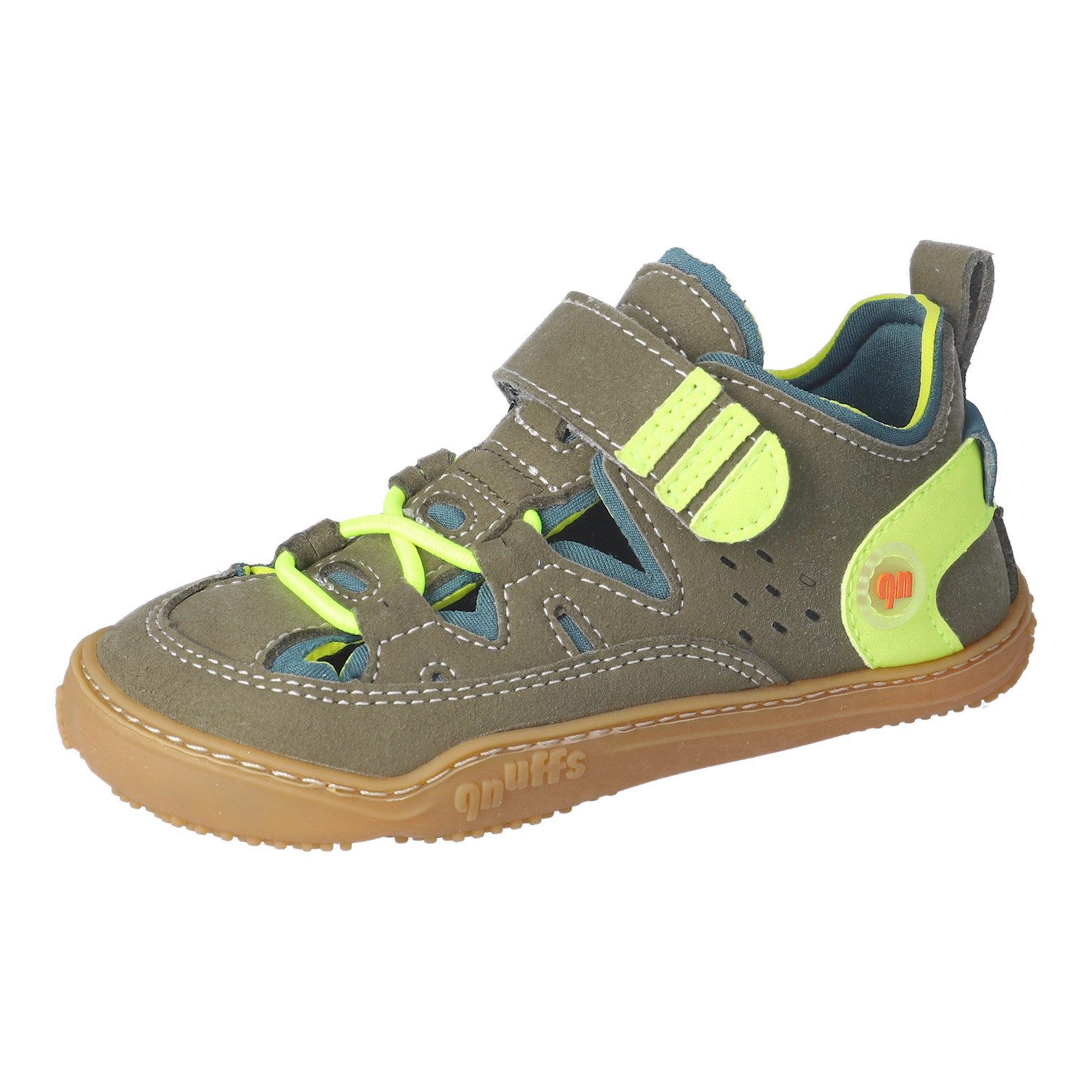 qnuffs Lerche Barfußschuh Sneaker, Halbschuh, Sneaker mit Namenschild an der Ferse