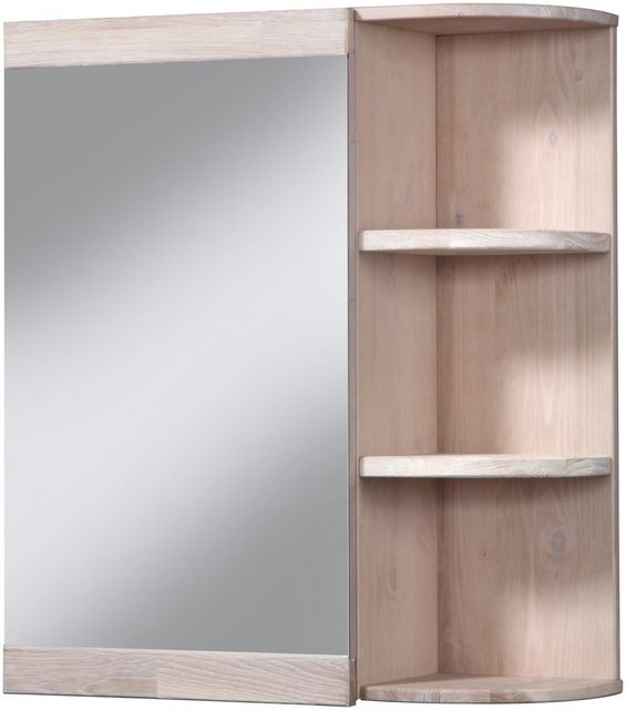 welltime Spiegelschrank »Cadiz« Breite 60 cm, mit echtholz Eiche modern gekälkt-Otto