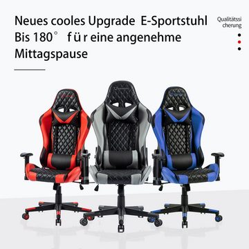 Seven Comfort Gaming-Stuhl Ergonomischer Gaming Stuhl (Professioneller Gamingstuhl), Höhe und Neigungswinkel verstellbar, Ergonomischer Rahmen