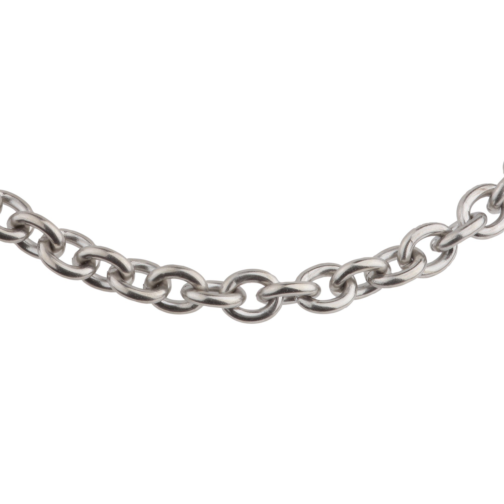 Ernstes Design Edelstahlkette Halskette Ankerkette Edelstahl 1-fach 7 mm AK4