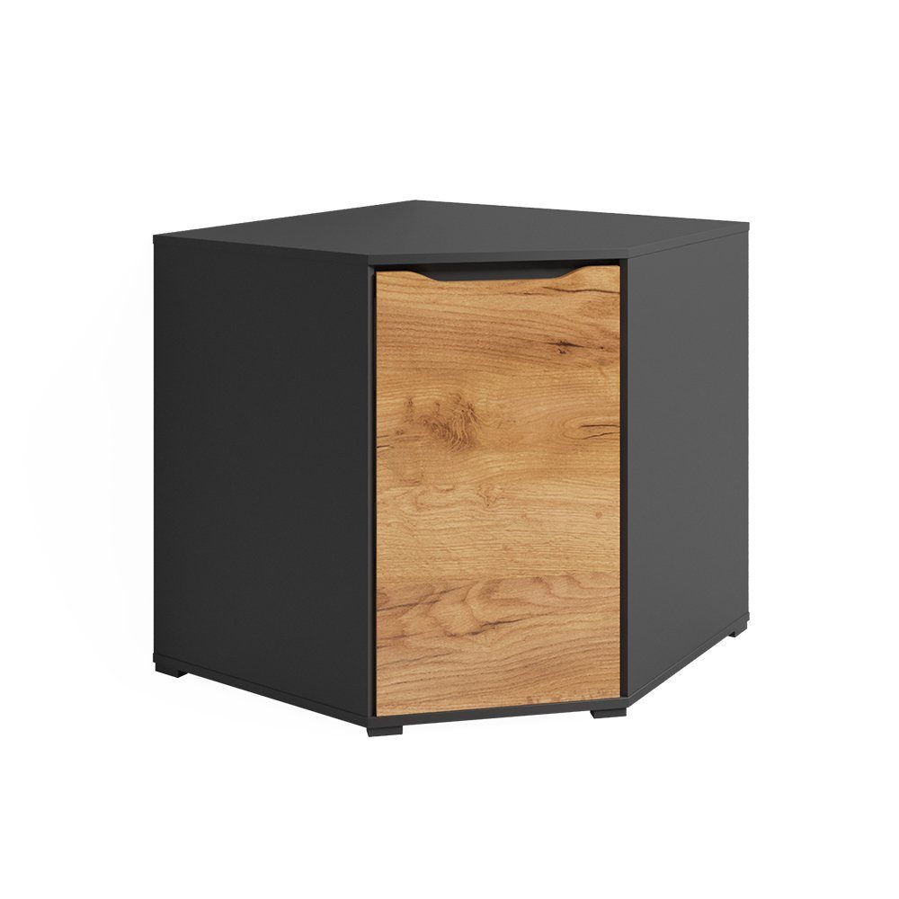 Vicco Highboard Ruben, Anthrazit/Goldkraft Eiche, 78 günstig online kaufen