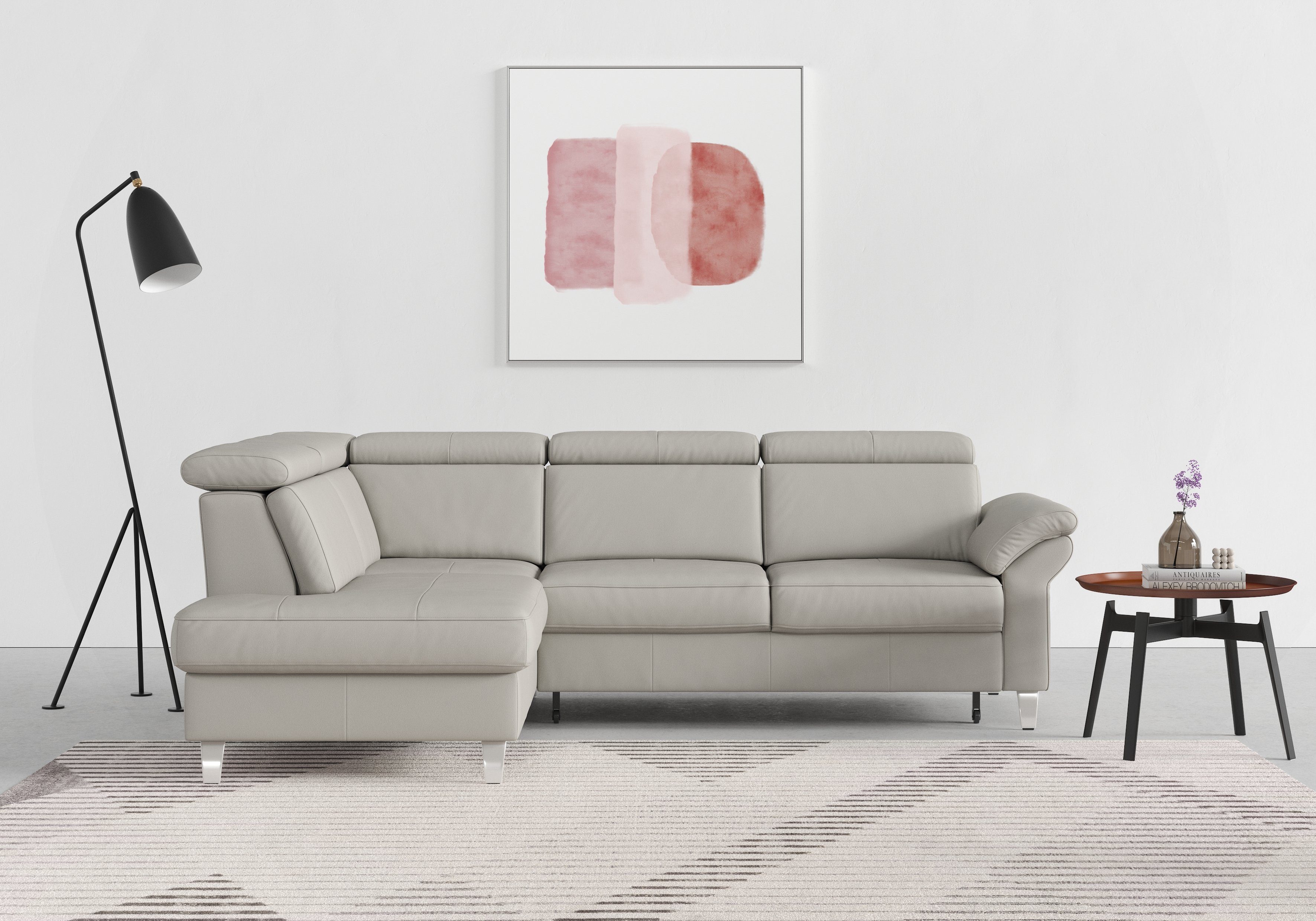 sit&more Ecksofa Arngast L-Form, inklusive Kopfteilverstellung günstig online kaufen