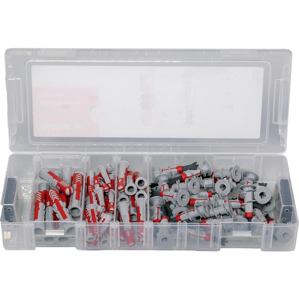 Dübel-Set Fischer 560098 MiniFixTainer DuoLine Befestigungsset 77 St.