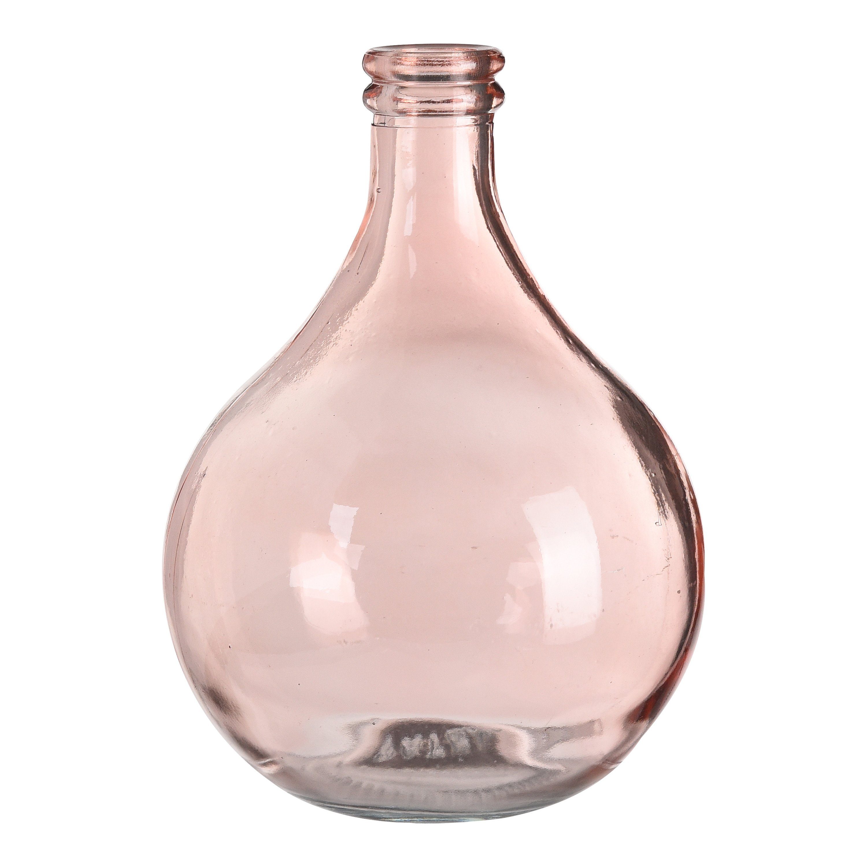 Depot Dekovase Ballonvase Mini (Packung, 1 Ballonvase), aus Glas, Ø 11 Zentimeter, H 15 Zentimeter Rosa