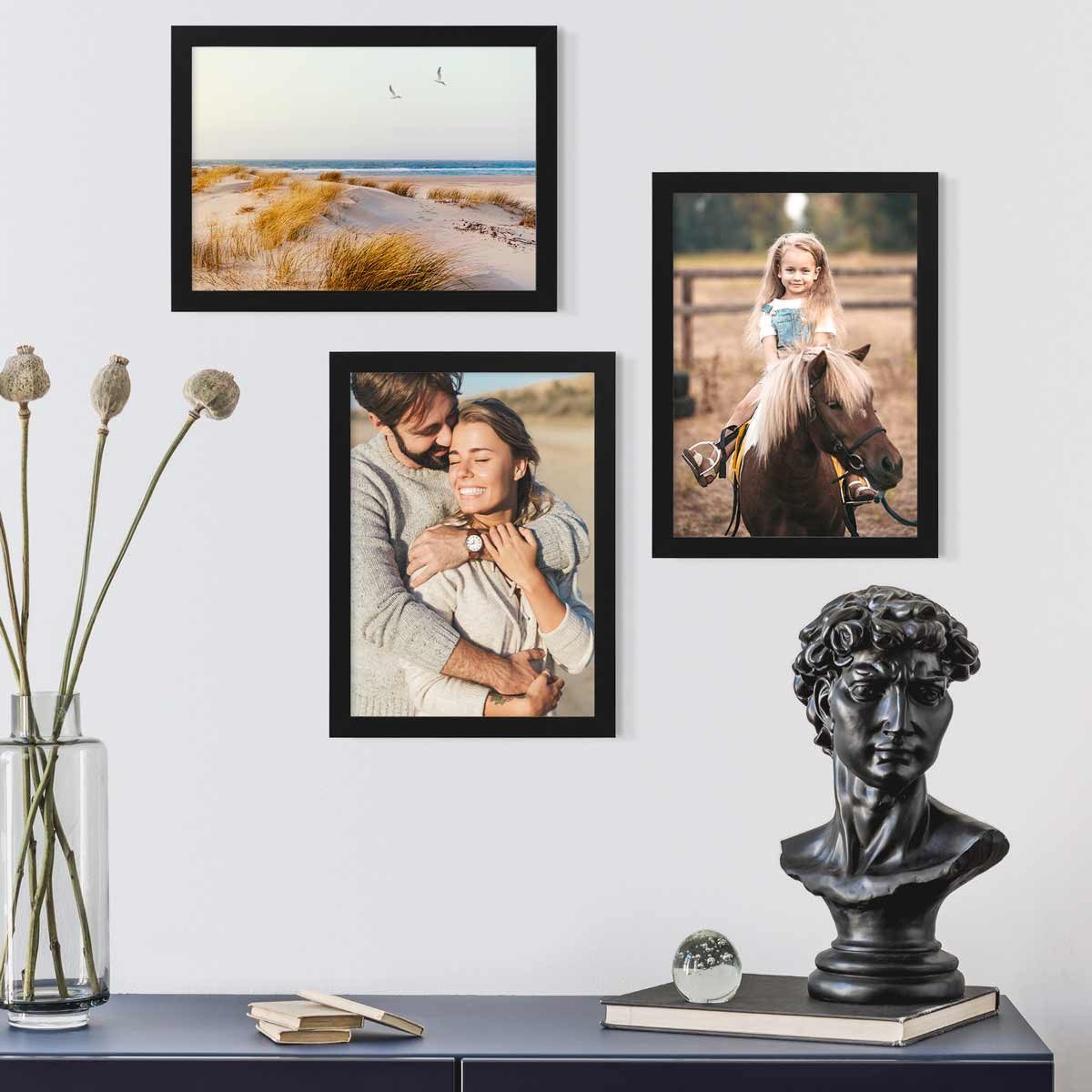 PHOTOLINI Bilderrahmen 3er Set breite Rahmen, günstig online kaufen