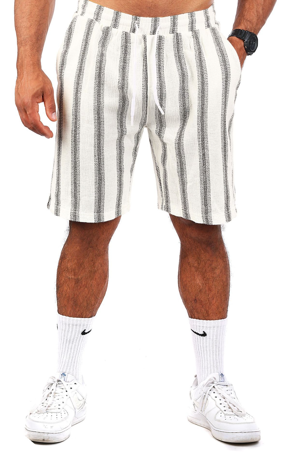 CARISMA Shorts Herren kurze Hose trendig angenehm grob gewebt retro Look 22 günstig online kaufen