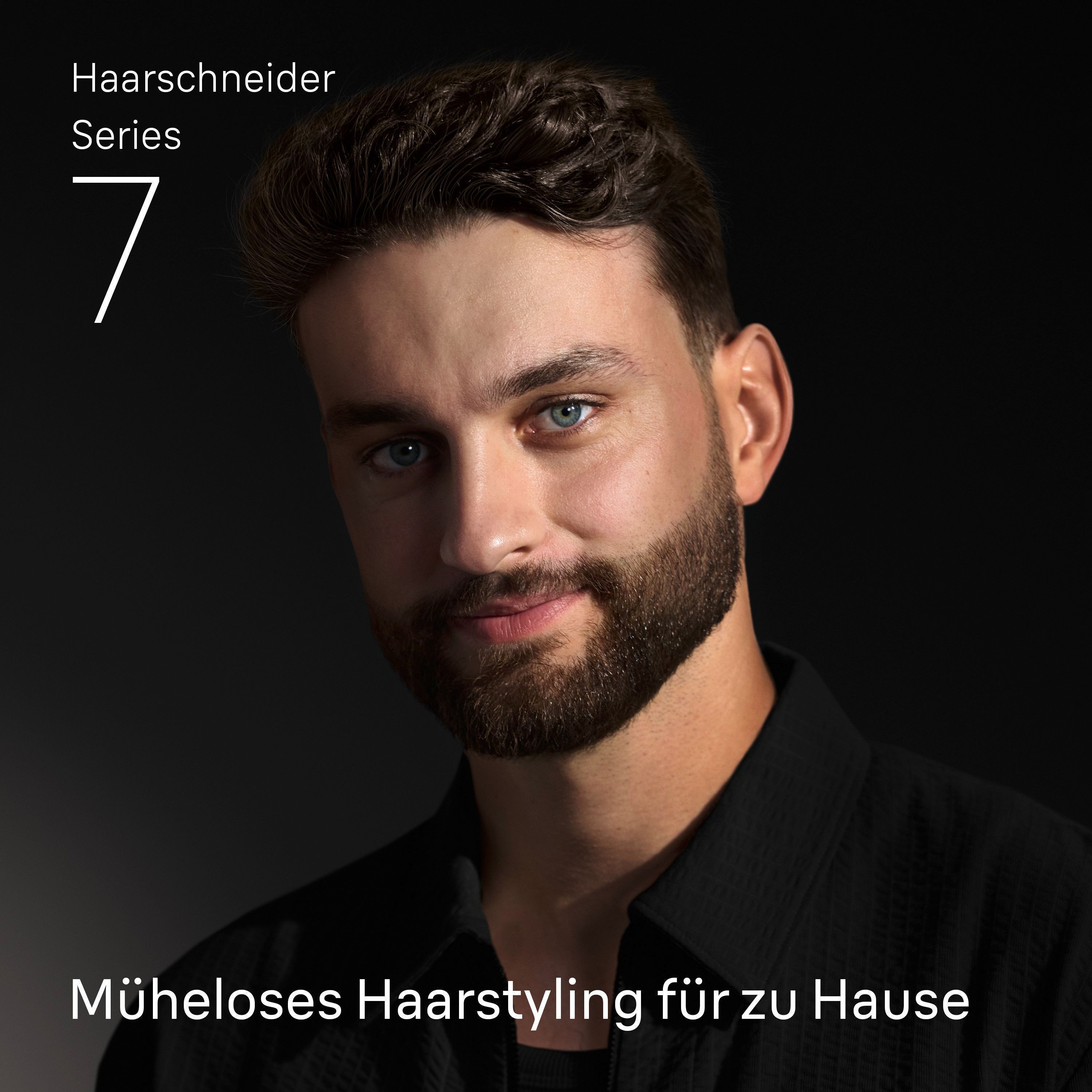 Braun Haarschneider HC7590, Lebenslang scharfe Klinge, 17 Längeneinstellungen, 50 Min Laufzeit grau