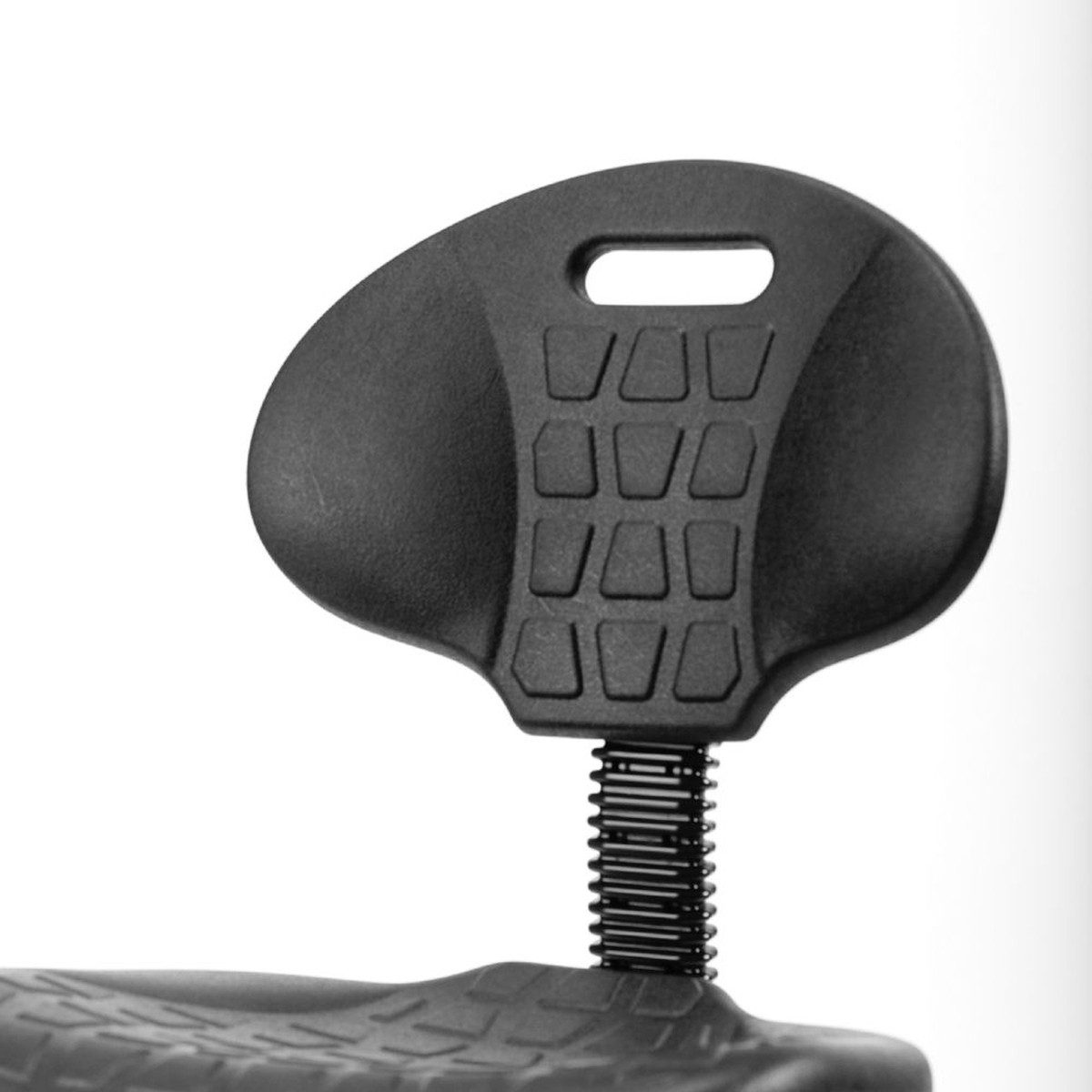 rocada Drehstuhl Drehstuhl hoch mit Fußstütze Sitzfläche Kunststoff schwarz