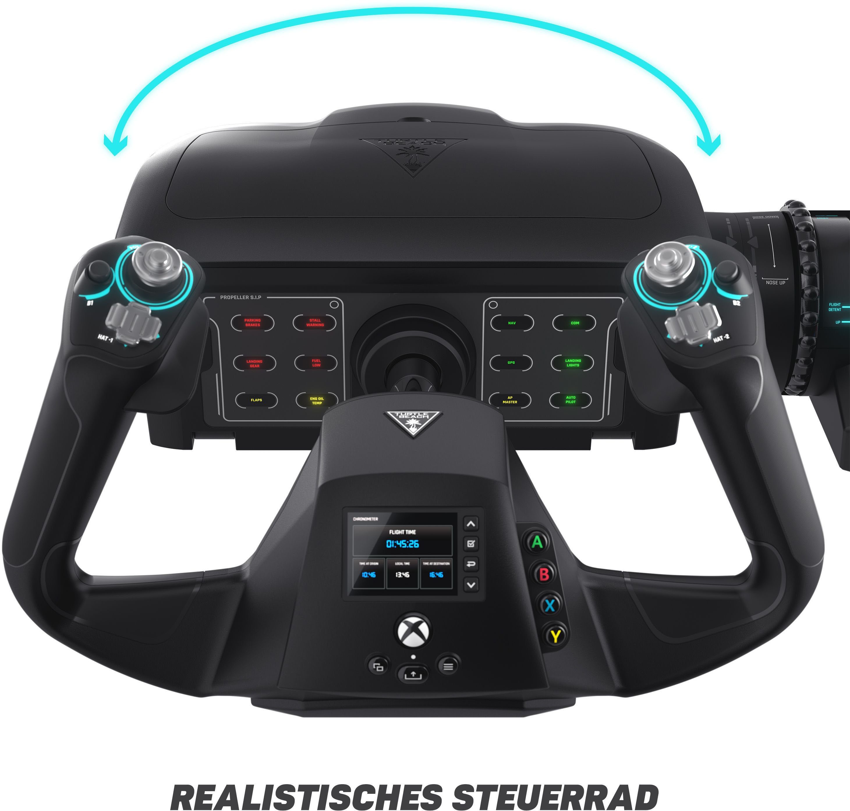 Turtle Beach VelocityOne Flight Gaming-Lenkrad Steuerungssystem Universelles