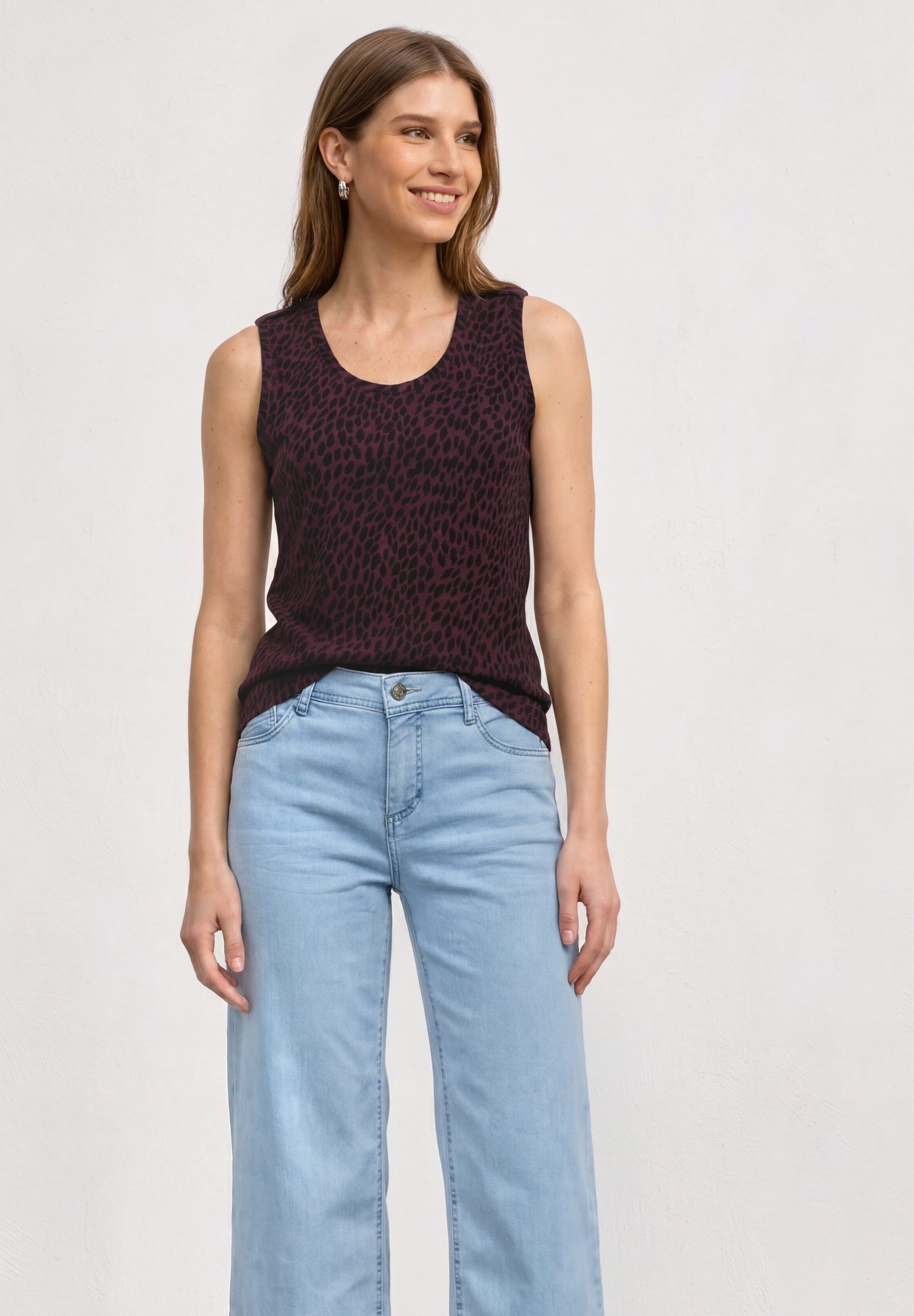 STREET ONE Tanktop mit V-Ausschnitt