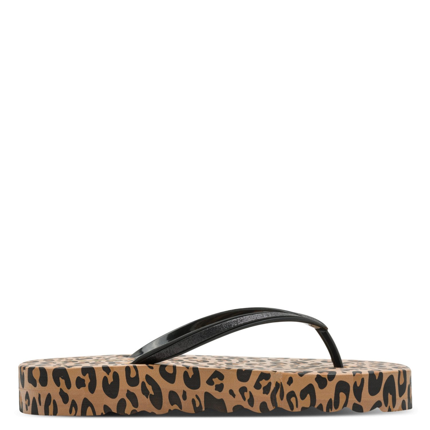 Tamaris Zehentrenner Dianette, Sommerschuh, Pool Slide, Flat mit stylischen Print