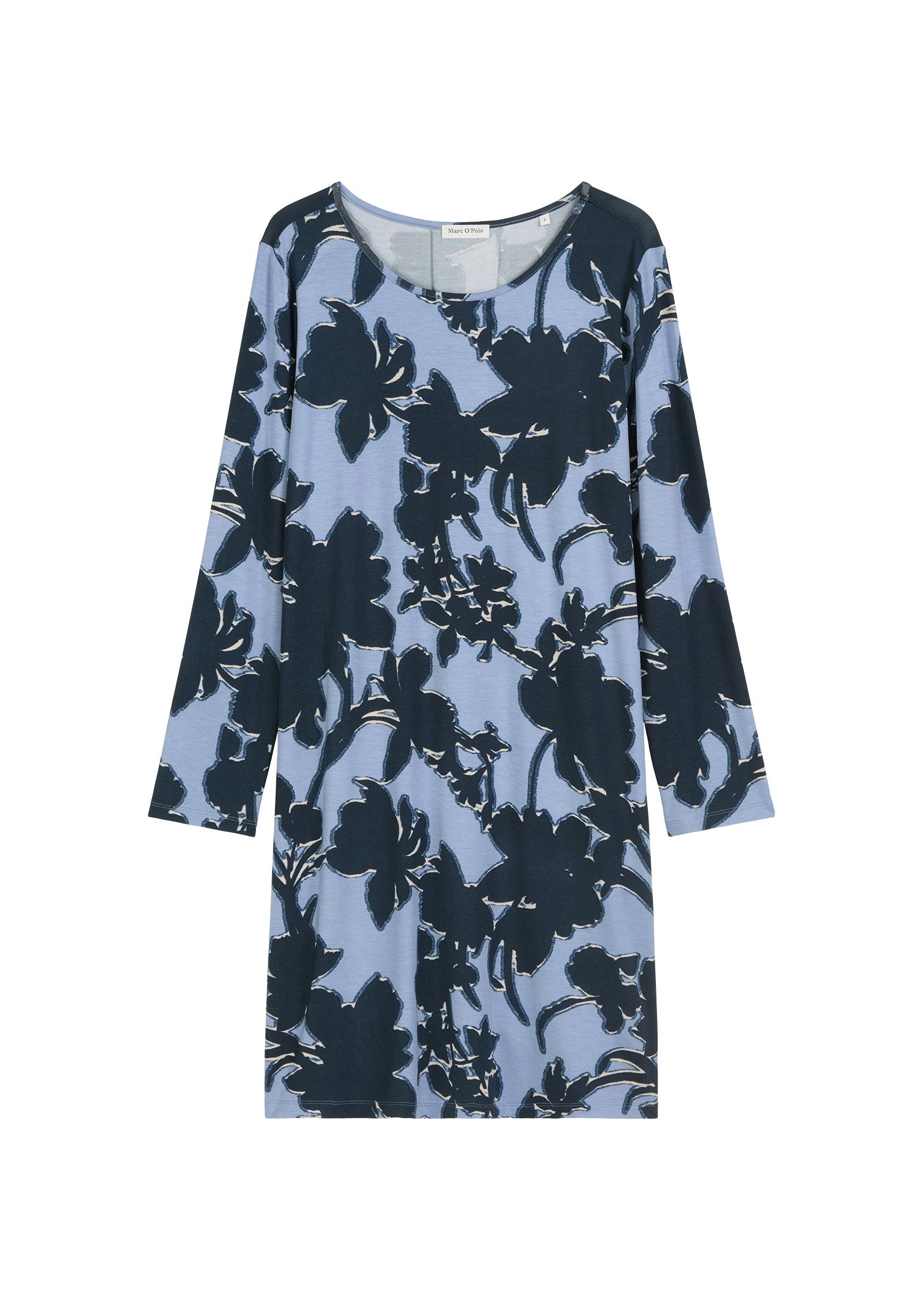 Marc O'Polo Nachthemd Rundhalsausschnitt, langärmelig, legere Passform günstig online kaufen