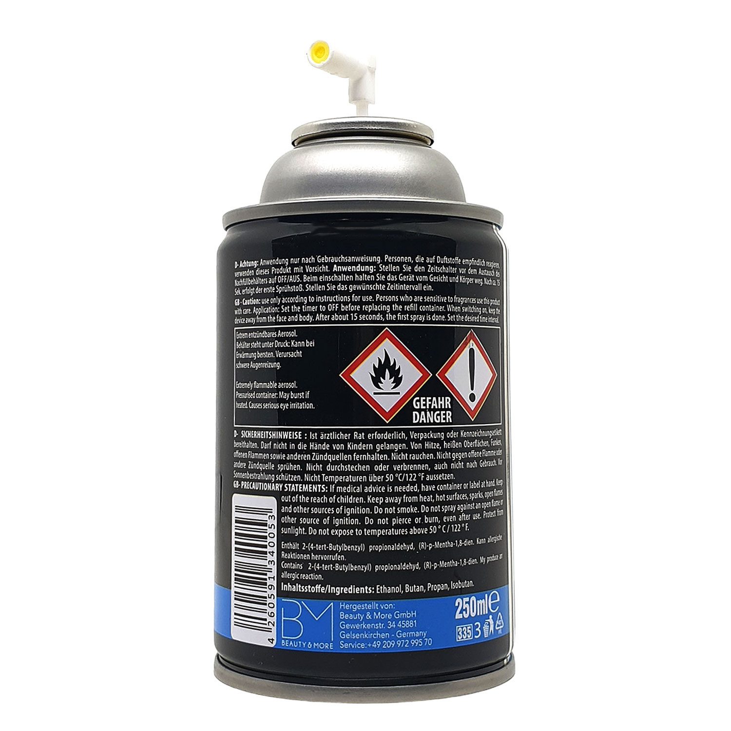 fresh & more Raumduft-Nachfüllflasche Lufterfrischer (250ml, 12-St., 12er Mix Pack)