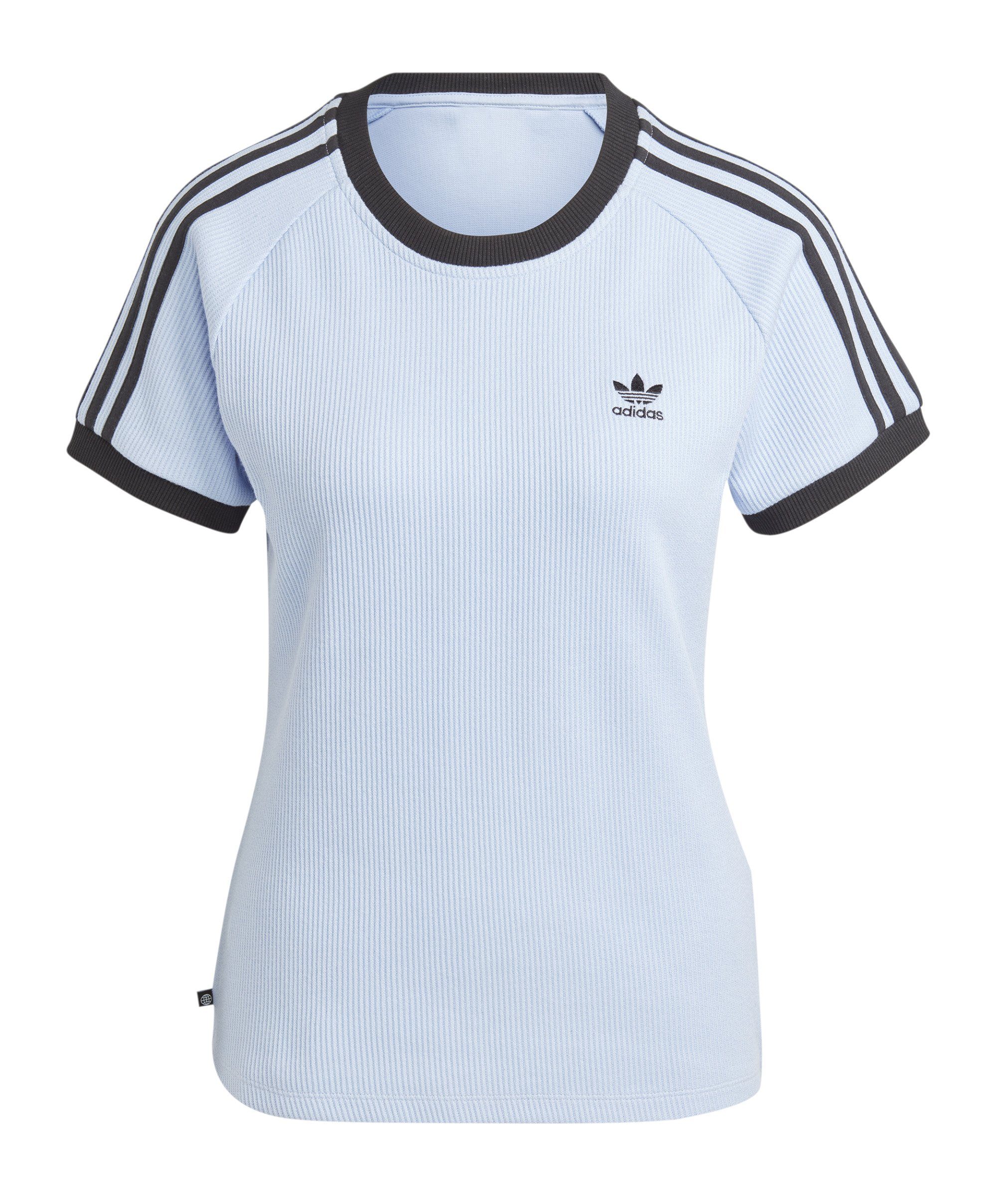 adidas Originals T-Shirt 3S Slim T-Shirt Damen default blau