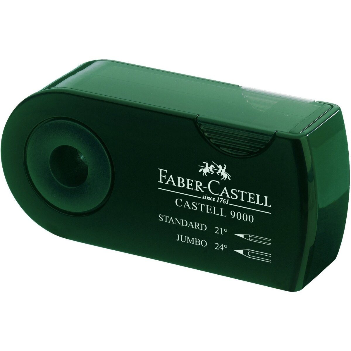Faber-Castell Anspitzer Doppelspitzdose Castell 9000 grün
