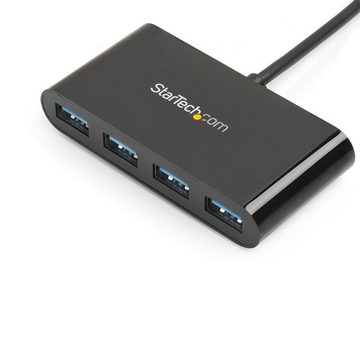 Startech.com STARTECH.COM 4 Port USB 3.0 Hub - USB-C zu 4x USB-A - Kompakter USB... USB-Kabel