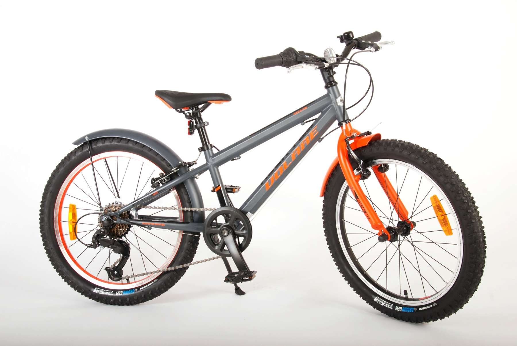 6 TPFSports Fahrrad - Fahrrad Gänge - 20 6 Grau 20 Sicherheitsgriffe), Kinder Rocky - 2x Handbremsen, Gang, Jungen Jugend Jugend mit Volare - (Jungsfahrrad Kinderrad - Zoll Zoll Kinderfahrrad Kinderfahrrad