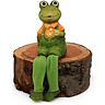 grün: Frosch Mann ohne Holzbrett