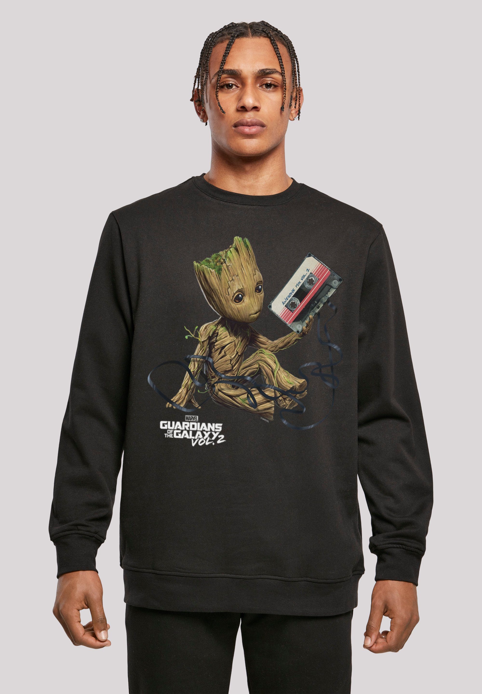 F4NT4STIC Sweatshirt Marvel Guardians Of Vol2 Groot Galaxy The Print Tape