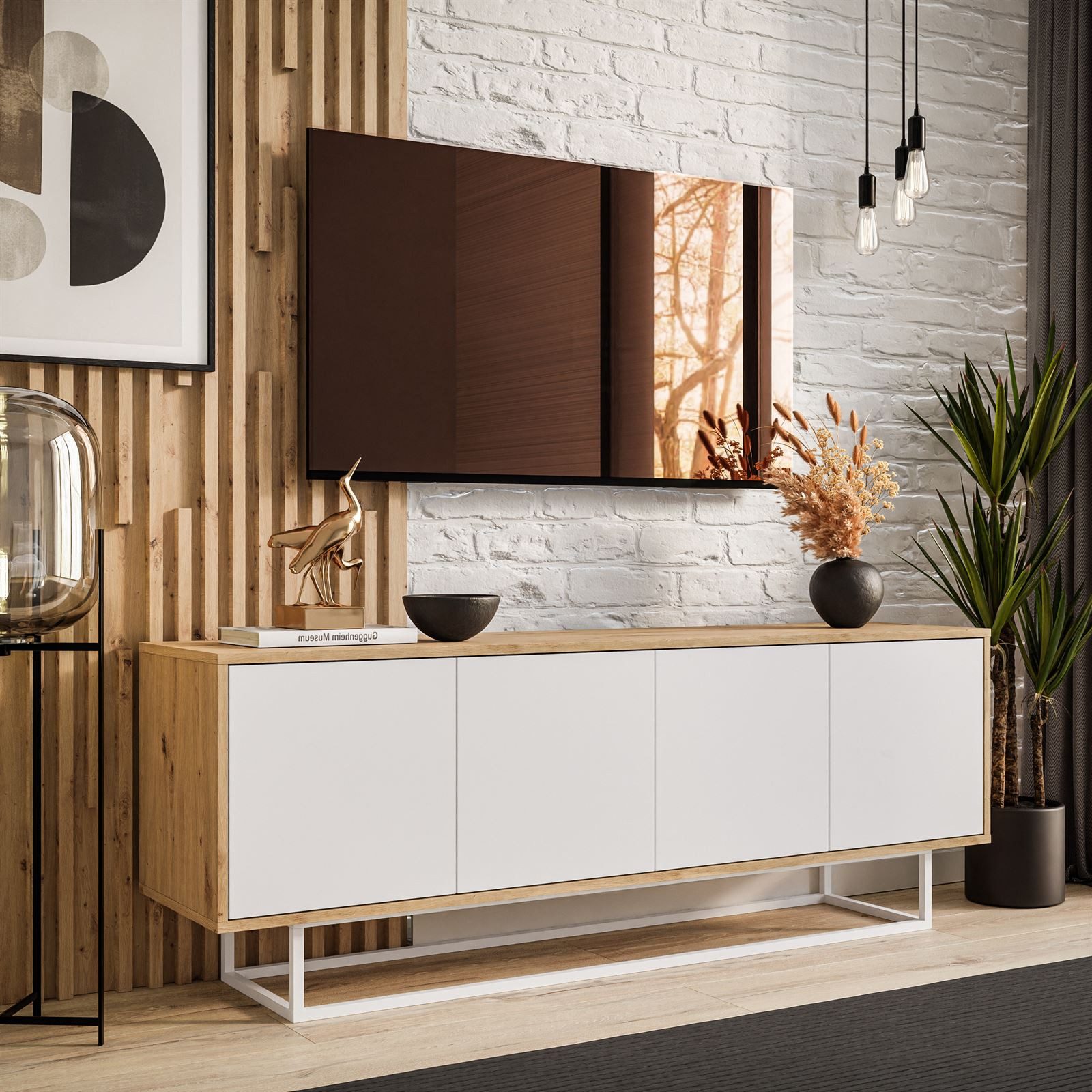 Lookway TV-Schrank SANAYI LOFT mit Metallgestell günstig online kaufen
