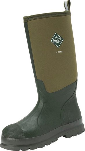 Muck Boots »Muckboot Chore high« Gummistiefel mit verstärktem Zehen und Fersenbereich, olivgrün-moosgrün
