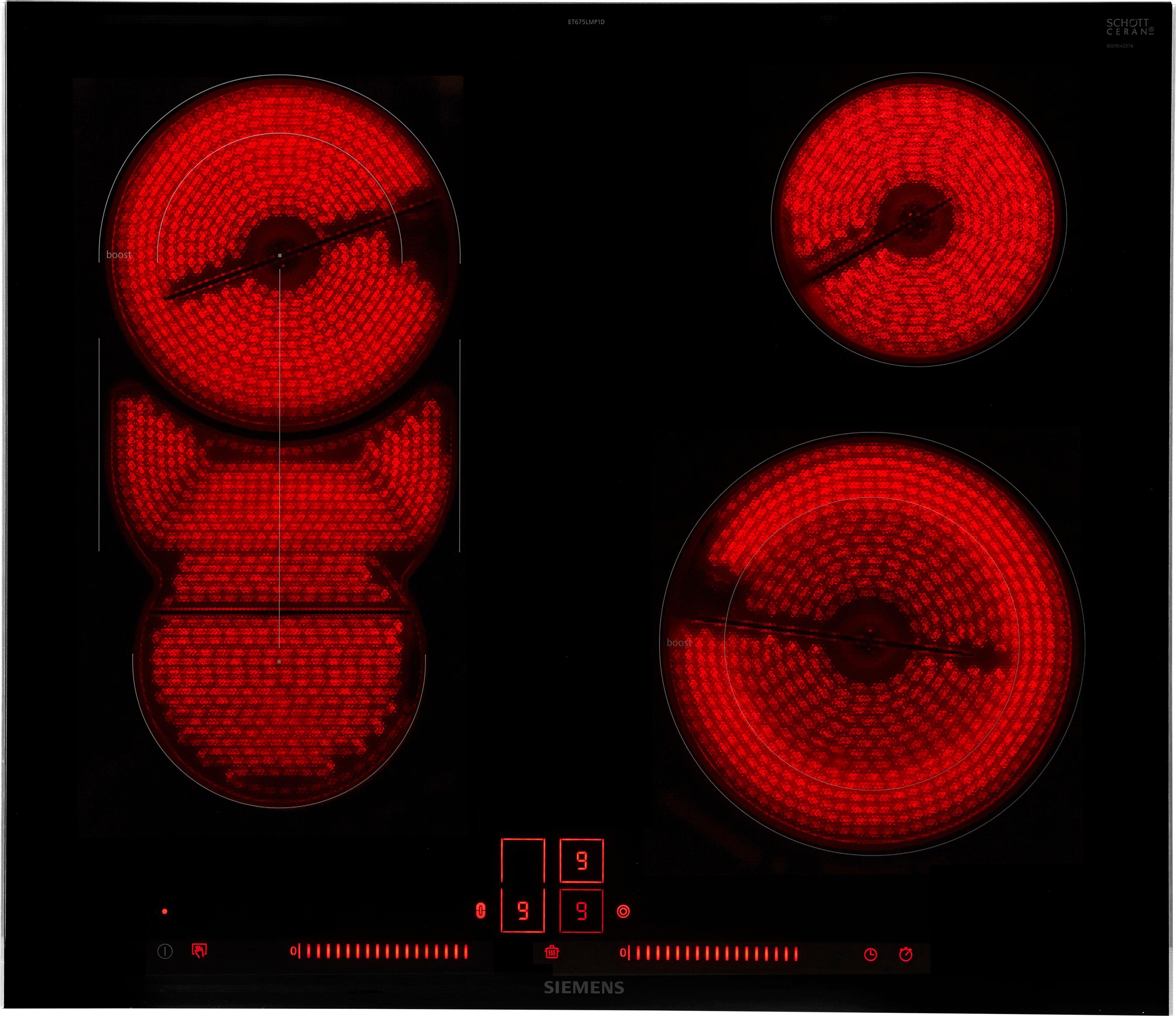 von ET675LMP1D, Elektro-Kochfeld CERAN® iQ500 CERAN® Elektro-Kochfeld SCHOTT SIEMENS von SCHOTT
