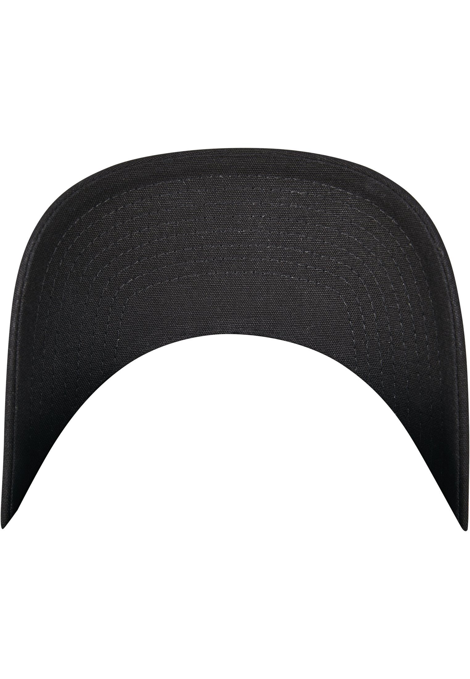 black Cap 6-Panel Metal Curved Snap Flex Snapback Flexfit