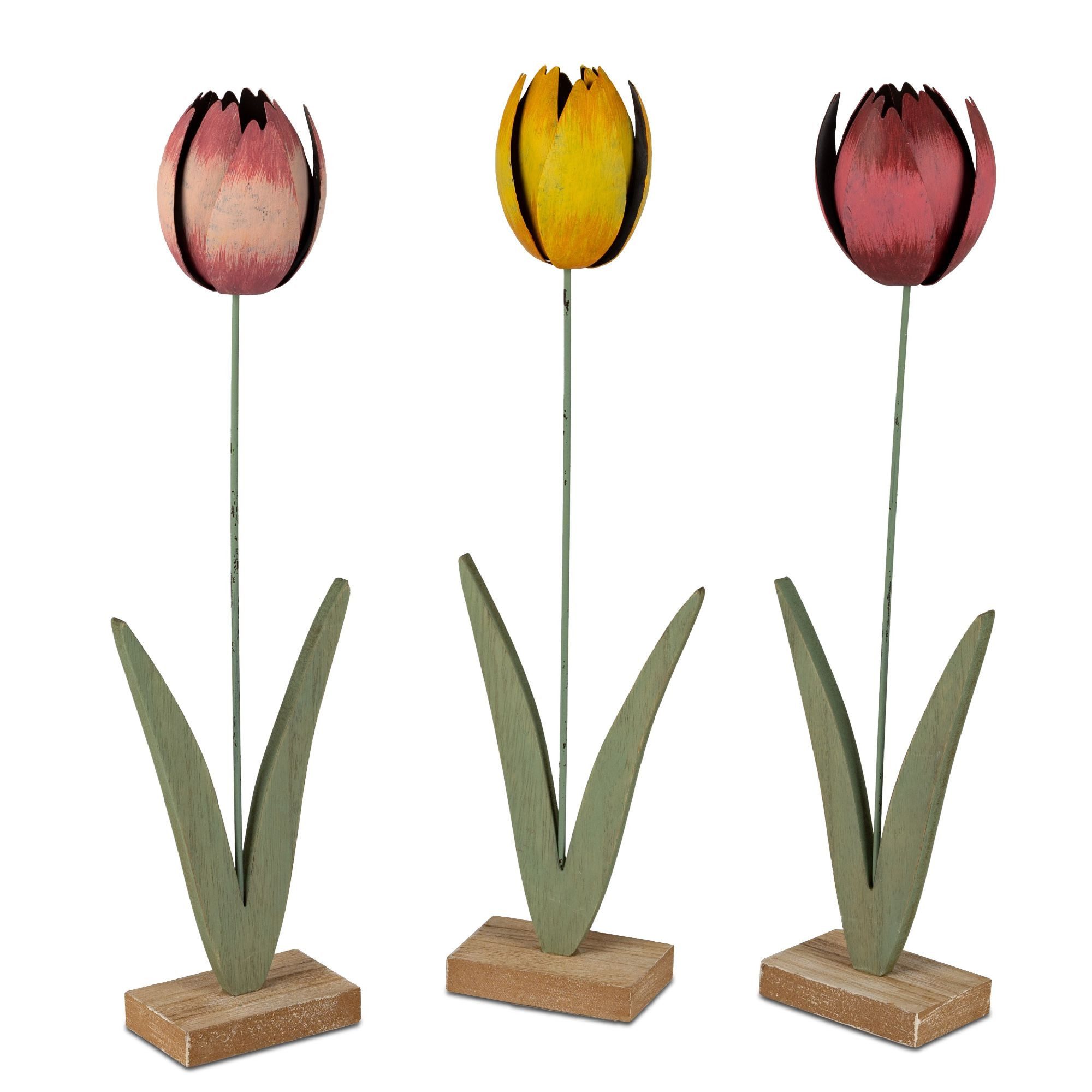 formano Skulptur Frühlingszeit, Höhe: 38cm, Farbe: Mehrfarbig, Motiv: Tulpe