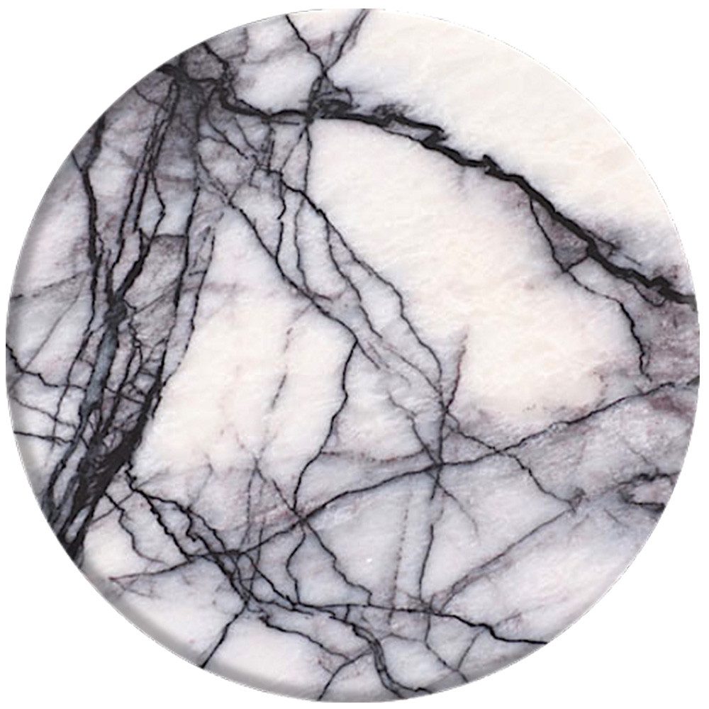 Popsockets Popsockets PopSockets, PopGrip, Ausziehbarer Fingerhalter White Marble