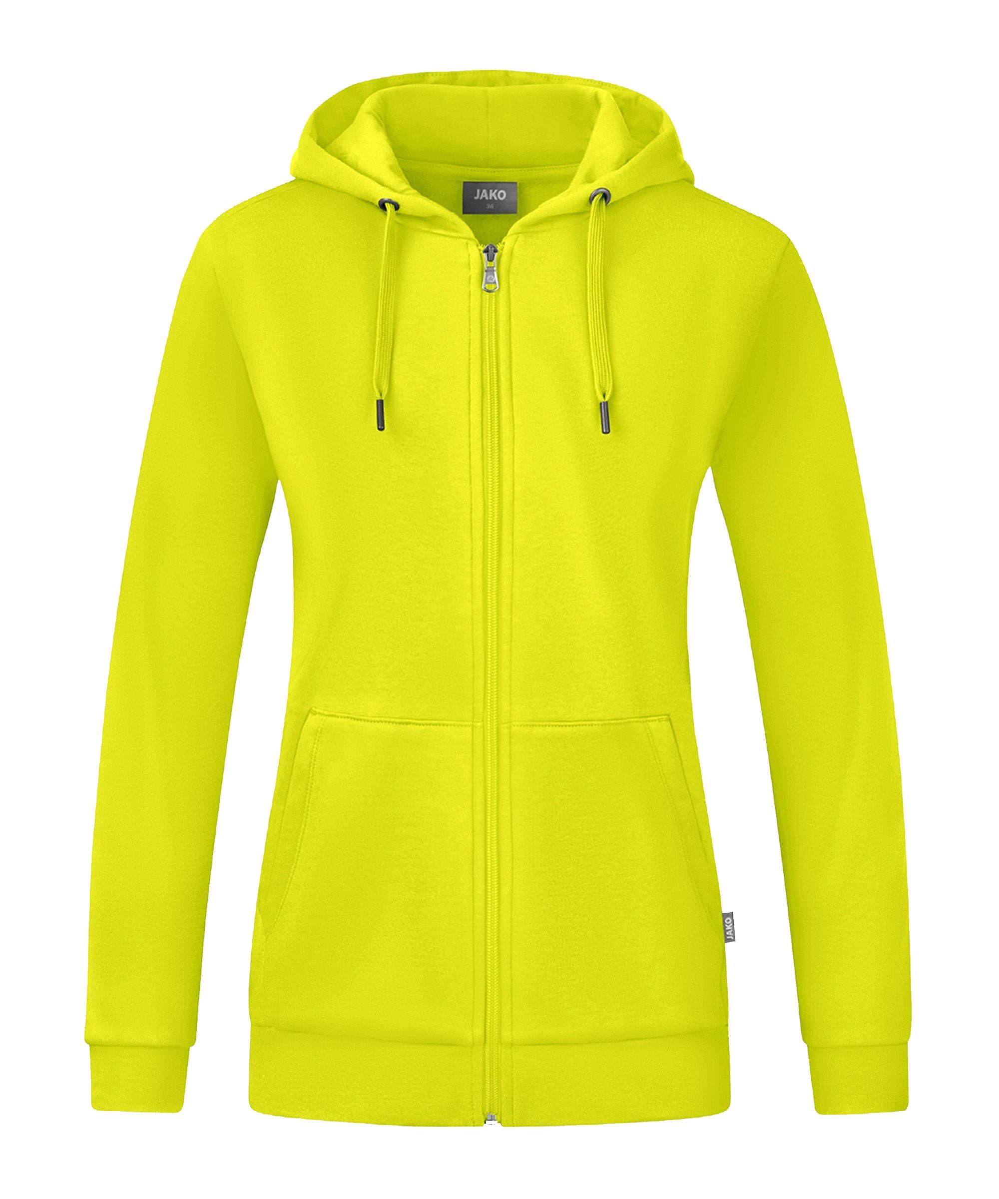 Damen Kapuzenjacke gruengruengruen Jako Trainingsjacke Organic