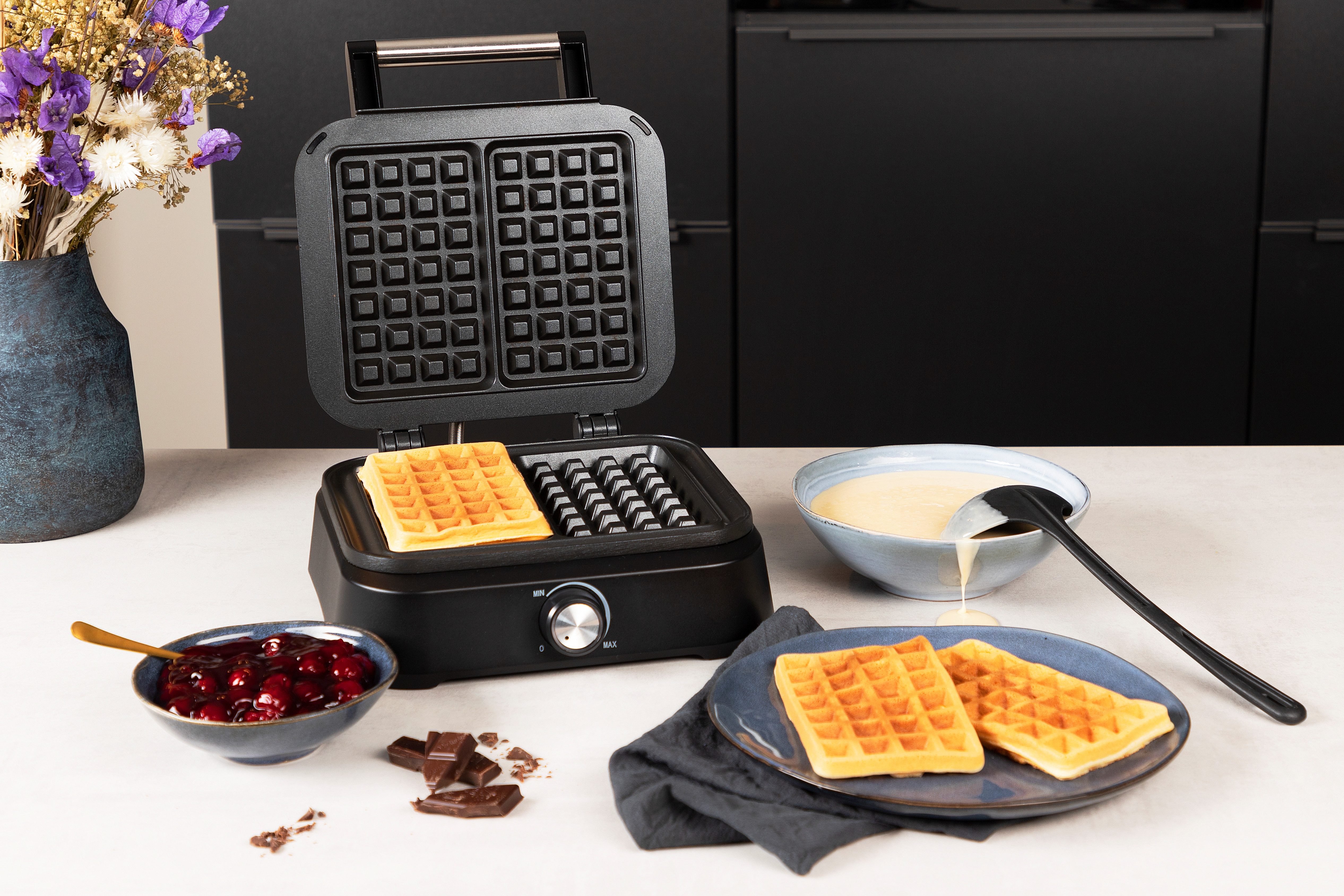 PRINCESS Waffeleisen 132398 Deluxe, 1500 W