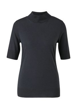 s.Oliver BLACK LABEL Kurzarmshirt T-Shirt aus Lyocellmix