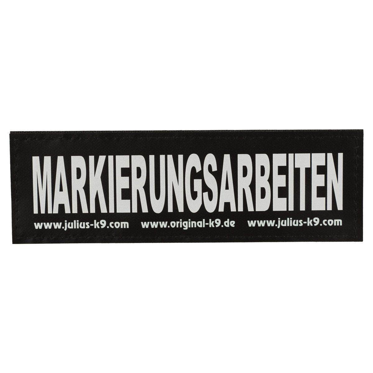 Julius-K9 Hunde-Powergeschirr 2 Klettsticker „Markierungsarbeiten“