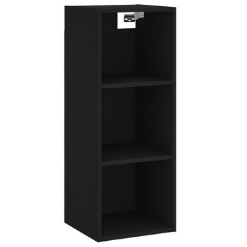 vidaXL Kleiderschrank Regal Highboard Schrank Hochschrank Schwarz 34,5x32,5x180 cm Holzwerks