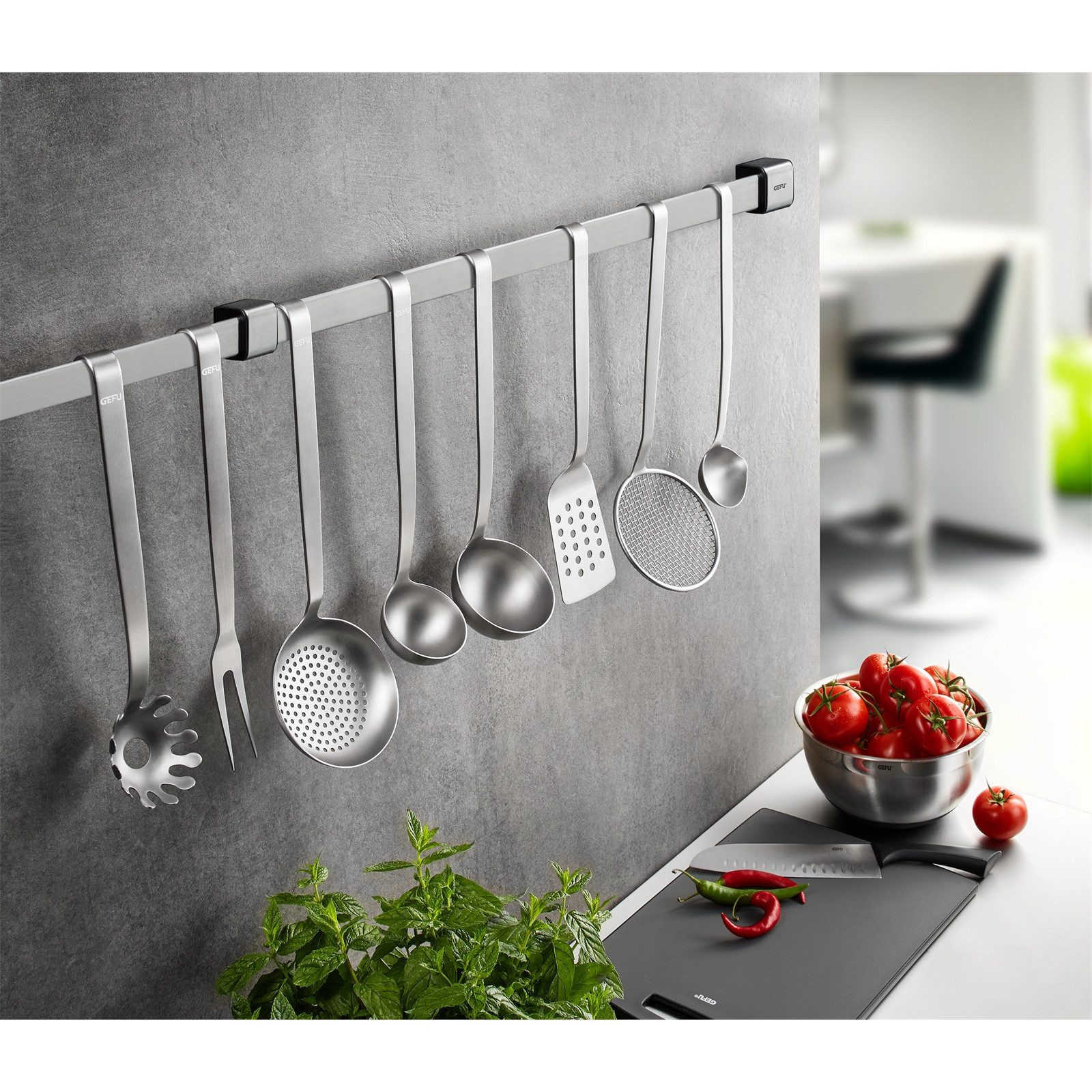 GEFU Hakenleiste Küchenleiste 50cm Smartline
