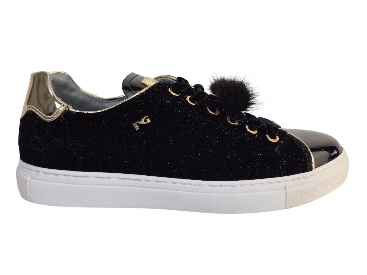 Nero Giardini Vernice nero/gold Sneaker. Reduzierter Preis € 114,90. Unverbindliche Preisempfehlung € 145,00, (€ 114,90 pro 1 Paar)