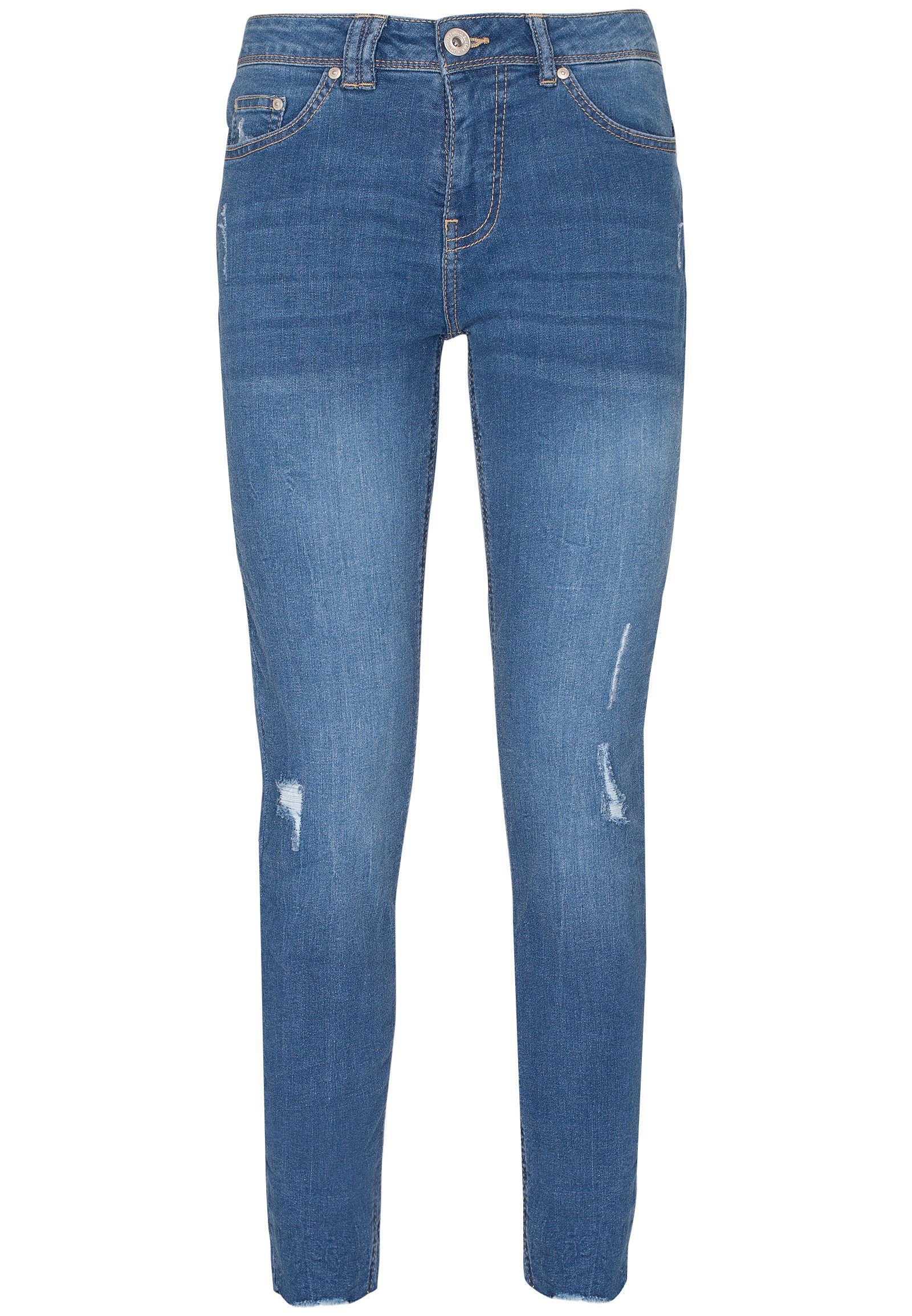 SUBLEVEL SkinnyfitJeans »Skinny Jeans mit offenem Saum« online kaufen OTTO