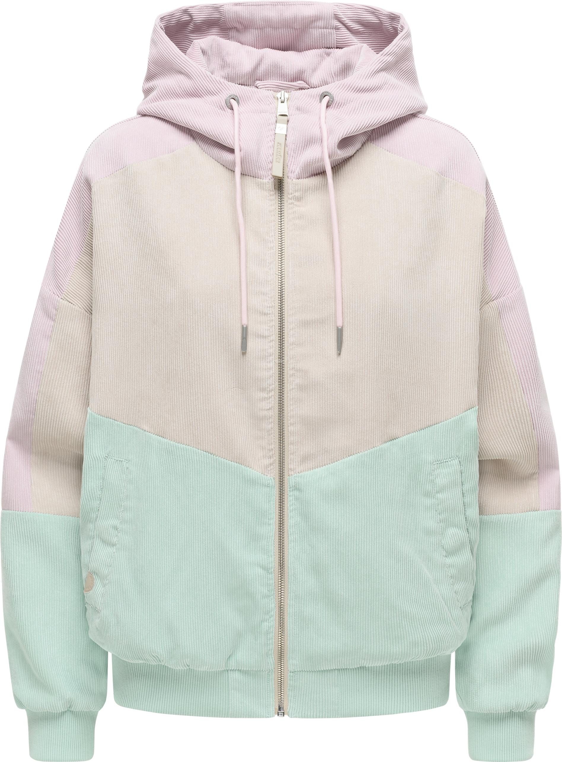 Ragwear Cordjacke Queny Cordy Jacke in Feinkord-Optik mit verstellbarer Kap günstig online kaufen