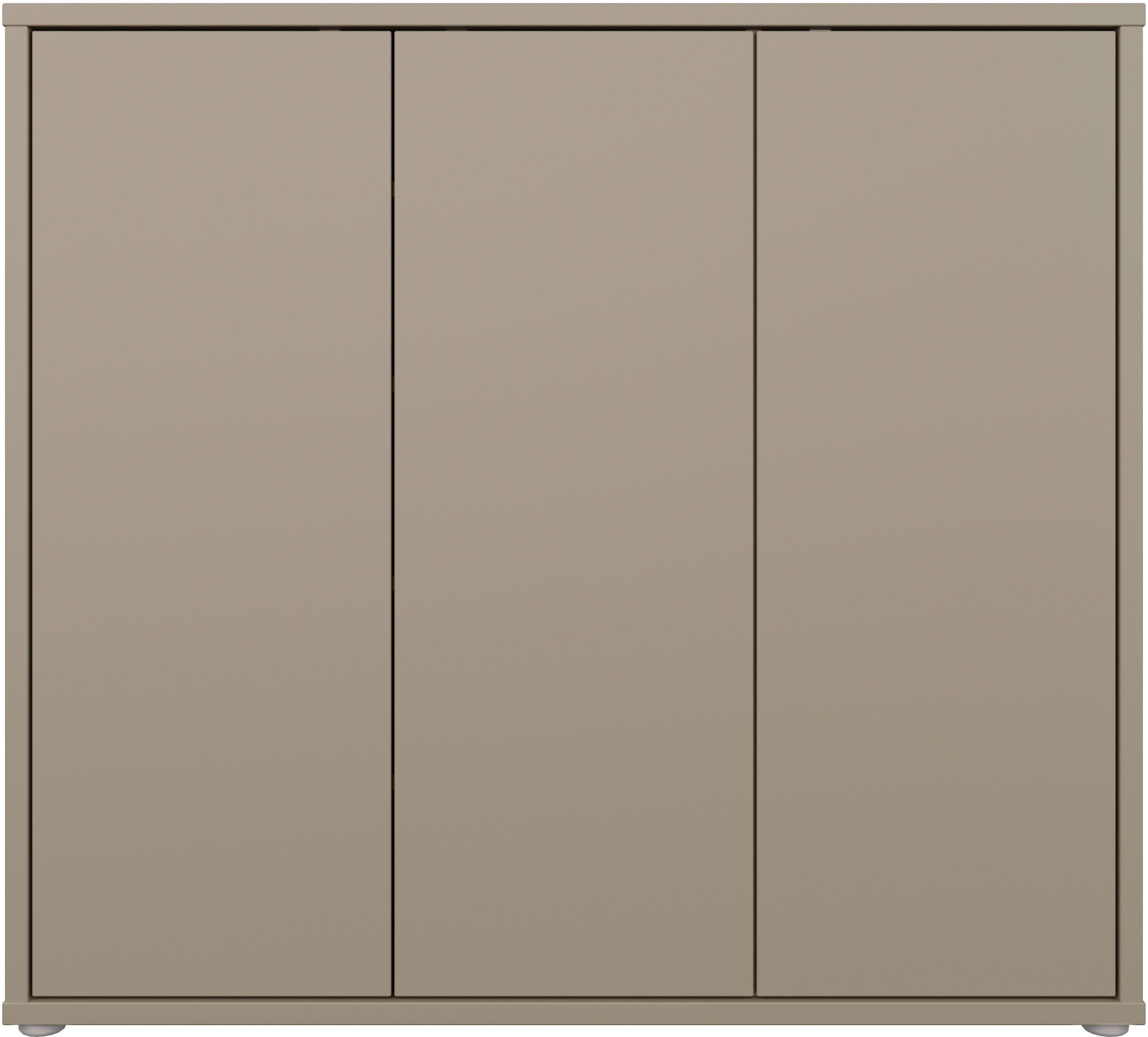 FORTE Schuhschrank Alice Springs, Schuhschrank, Platz für 20 Paar Schuhe, 3 Türen (B/H/T 109,2/99,1/34,9 cm) Stauraumschrank, Mehrzweckschrank, grifflose Front, – Bild 3 von 5