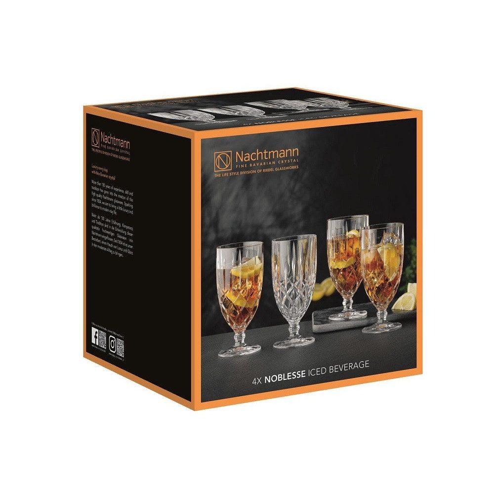 Nachtmann Bierglas Nachtmann Noblesse Kelchglas 425ml 4er, Glas