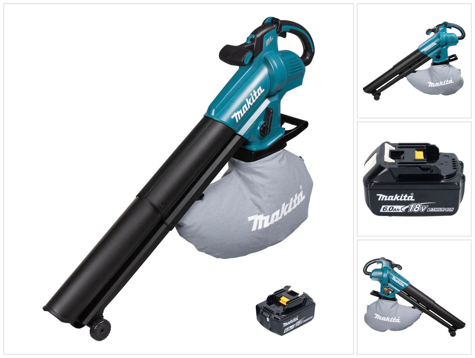 Makita Akku-Laubbläser DUB 187 G Akku Laubbläser und Laubsauger 18 V Brushless